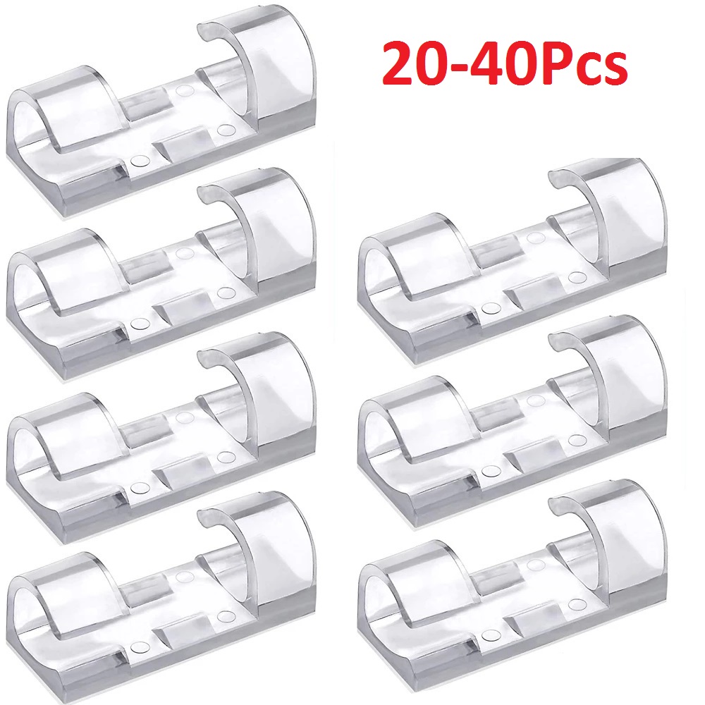 Tippet Line - 40 adet kablo düzenleyici klipler kablo