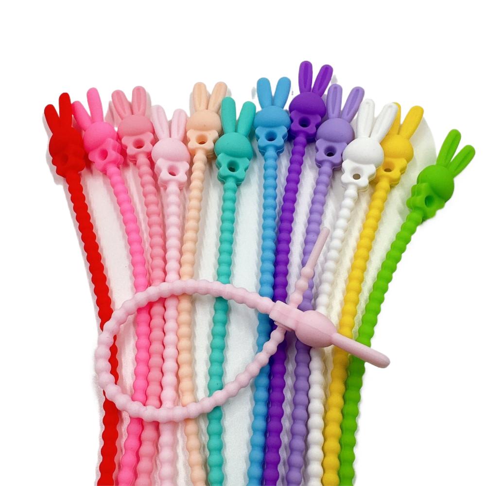 Tippet Line - 10 adet çiçek yıldız silikon kablo