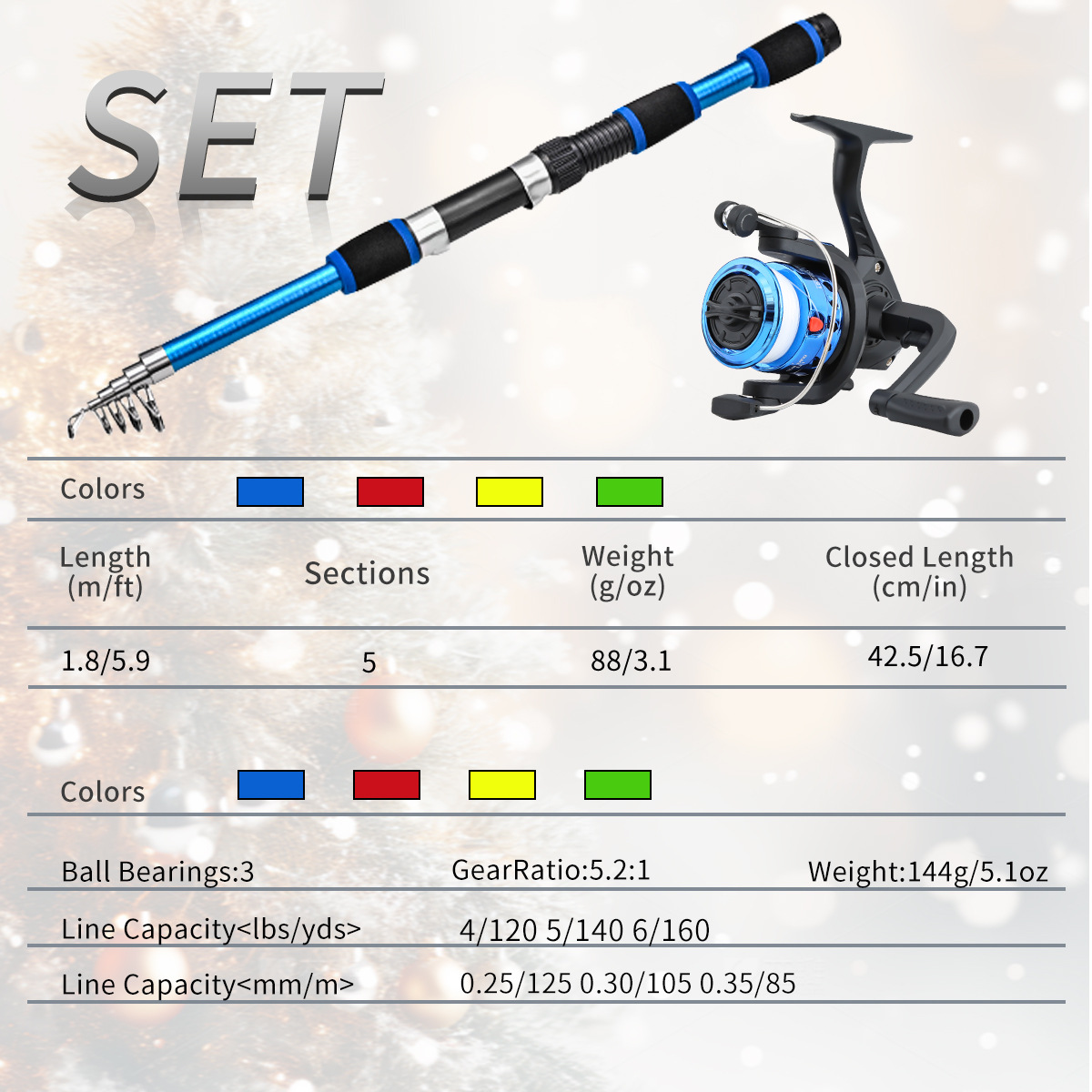 Noel Hediyesi Balıkçılık Seti  - Freshwater Line incelemesi ve fiyatı