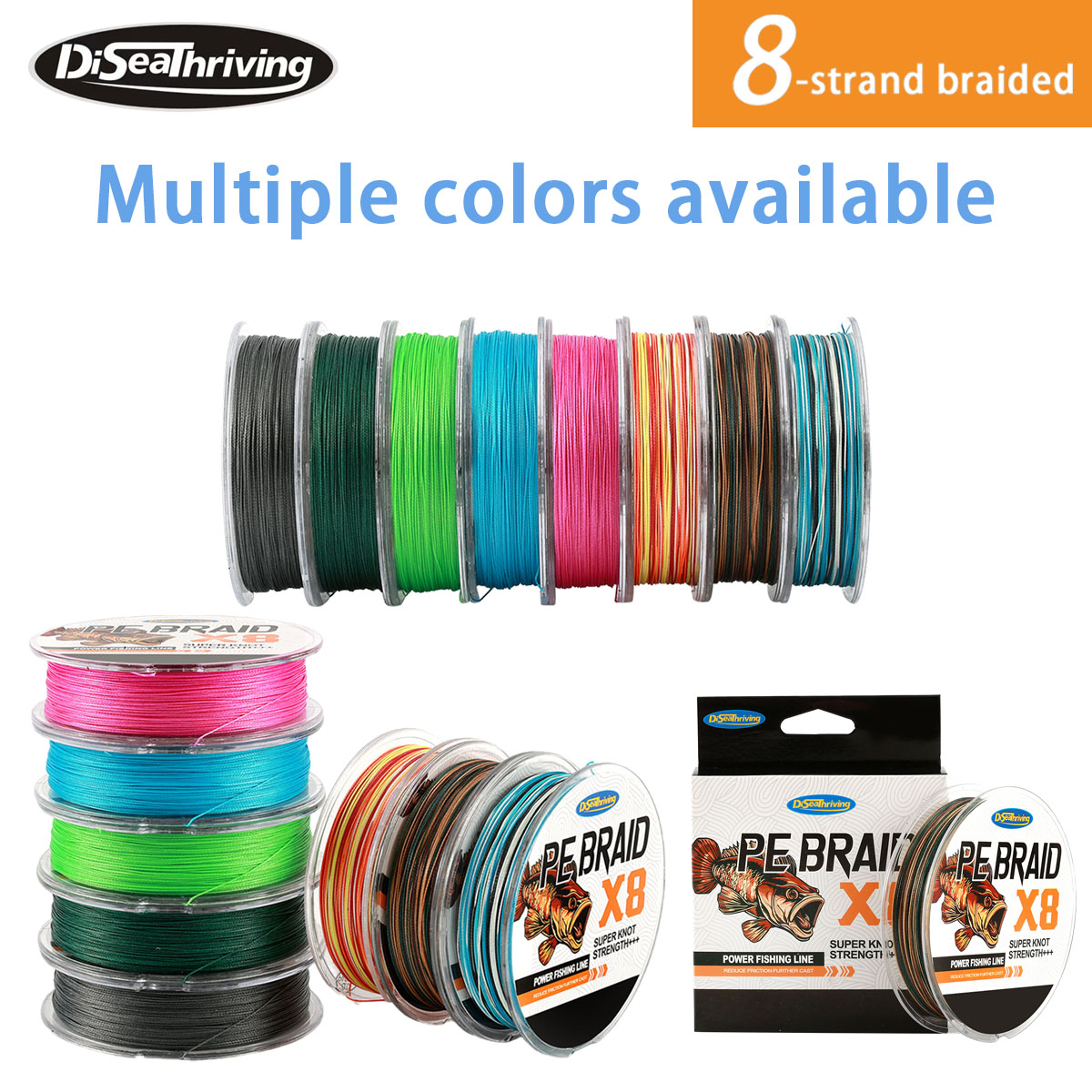 X8 Strands Çok Renkli Örgülü P - Freshwater Line incelemesi ve fiyatı